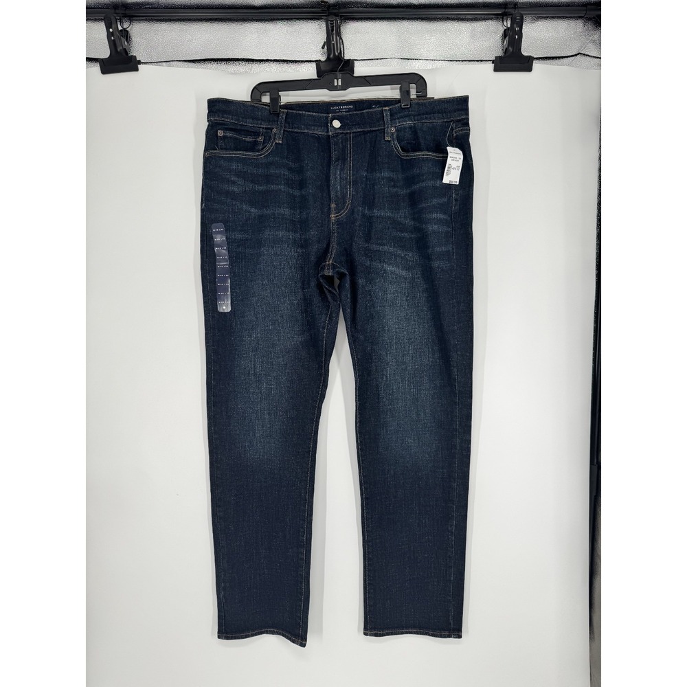 Lucky Brand 410 Athletic Slim Fit Jeans Mens 40x32 Denim Dark Wash 2 Way Stretch